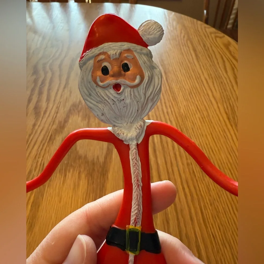 Vintage Bendable Santa Clause Figure/Toy